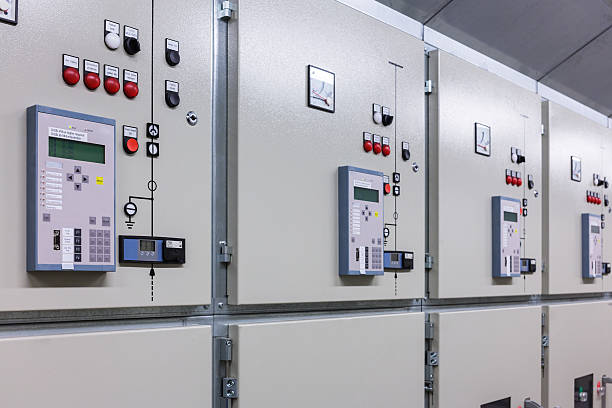 electrical switchgear in substation